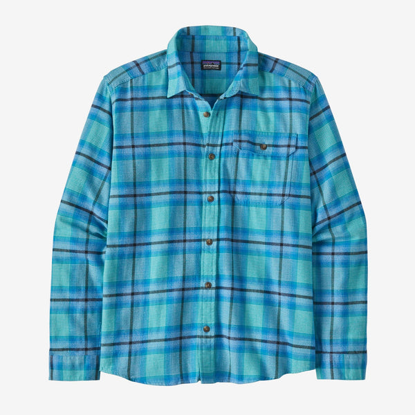 Patagonia Shirt Small Patagonia Mens Fjord Flannel Shirt - Ocean Subtidal Blue