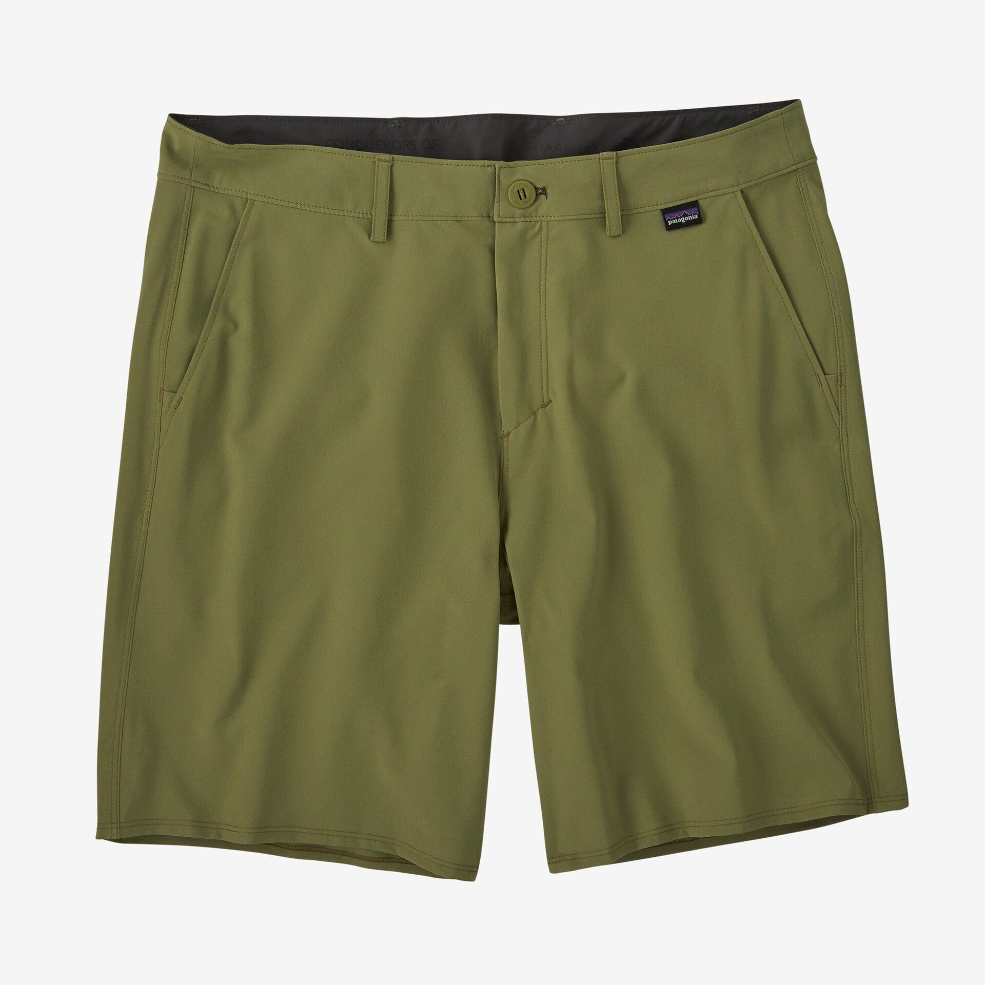 Patagonia Shorts 32 Patagonia Mens Hydropeak Hybrid Walk Shorts 19" - Buckhorn Green