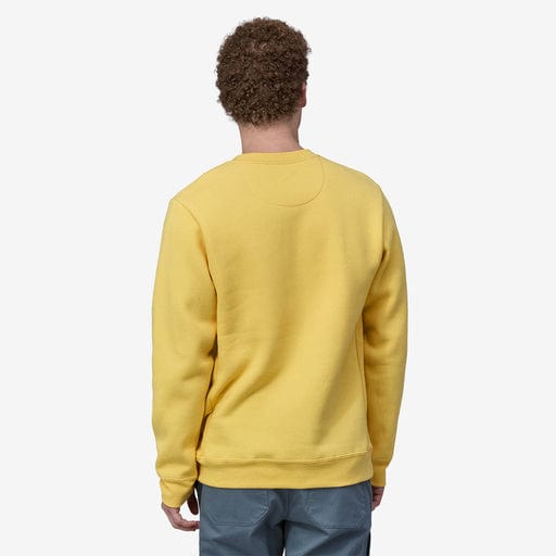 Patagonia Sweatshirt Patagonia Fitz Roy Icon Uprisal Crew Sweatshirt - Milled Yellow