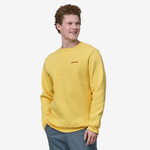 Patagonia Sweatshirt Patagonia Fitz Roy Icon Uprisal Crew Sweatshirt - Milled Yellow