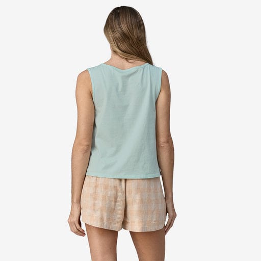 Patagonia T-shirt Patagonia Women's Regenerative Organic Certified® Cotton Tank Top - Wispy Green