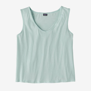 Patagonia T-shirt Patagonia Women's Regenerative Organic Certified® Cotton Tank Top - Wispy Green