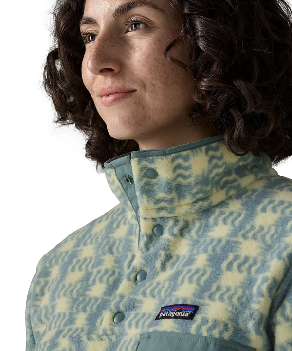Patagonia Women's Synchilla Marsupial Fleece - Sun Quilt: Blue Sage