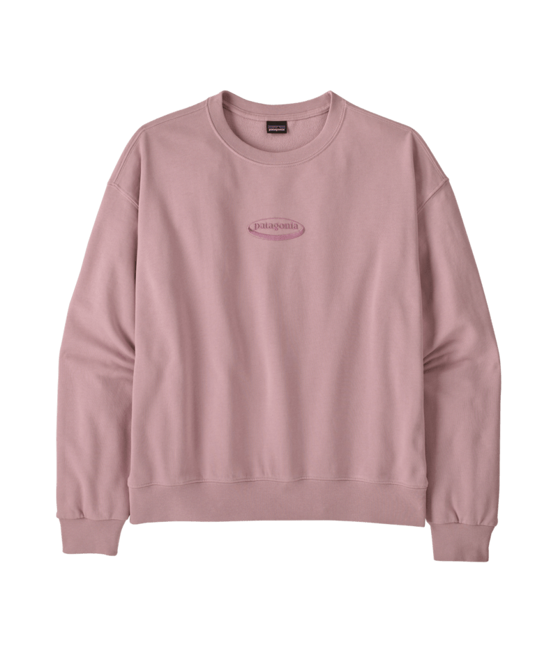 Patagonia Women's '95 Oval Logo Daily Crew Sweatshirt - Quiet Violet
