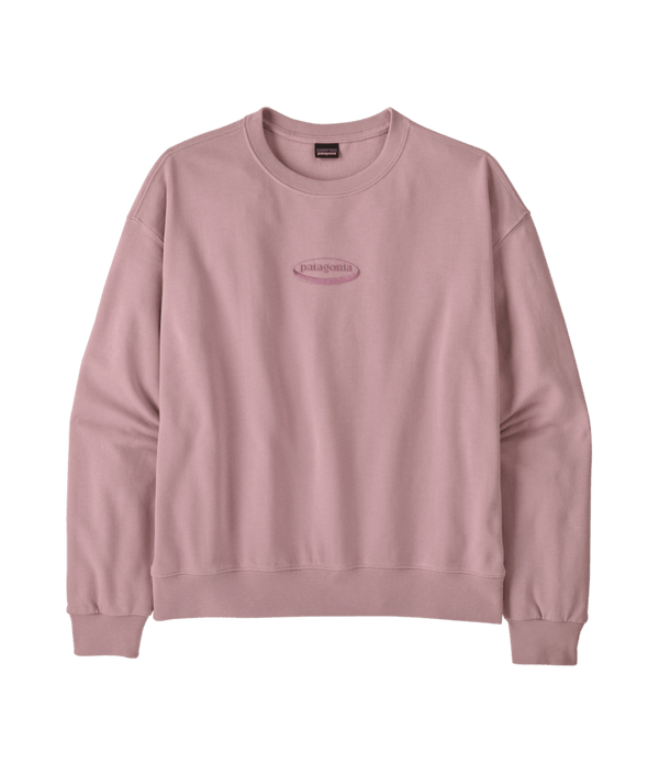 Patagonia Women's '95 Oval Logo Daily Crew Sweatshirt - Quiet Violet