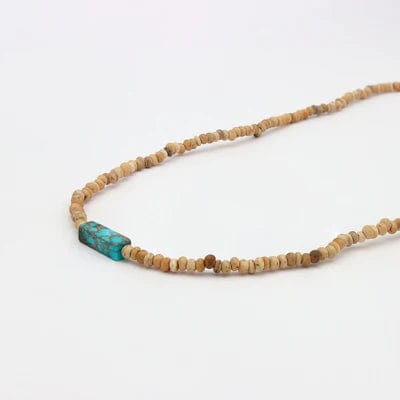 Pineapple Island Jewellery Hapuna Beach Beaded Necklace by Pineapple Island - Turquoise