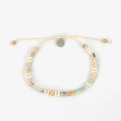 Pineapple Island Jewellery Mount Rinjani Beaded Bracelet by Pineapple Island - Natural