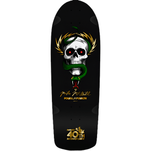 Powell + Peralta Skateboard Decks Powell Peralta Mike McGill Skull & Snake McTwist 40th Ann. Skateboard Deck Gold Foil/Blk