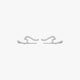 Puravida Wave Ear Climber Earrings