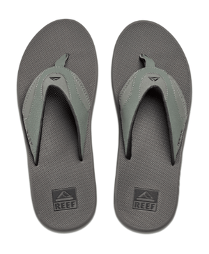 Reef Flip Flops 7 (UK) Reef Fanning Mens - Grey/Black