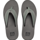 Reef Fanning Flip Flops Mens - Grey/Black