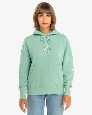 Rvca Hoodies XS/6 RVCA Love Her Hoodie - Green Haze