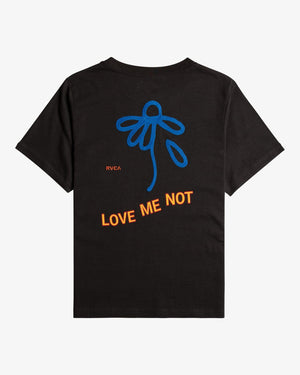 Rvca T-shirt RVCA Love Me Not T-shirt - Pirate Black