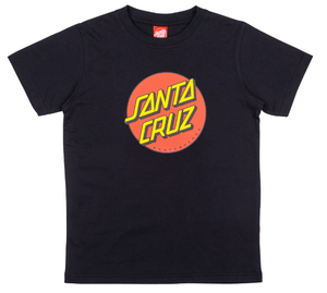 Santa Cruz Kids T-Shirt 8-10 Santa Cruz Youth Classic Dot T-Shirt