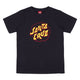 Santa Cruz Youth Dream Dot T-Shirt - Black