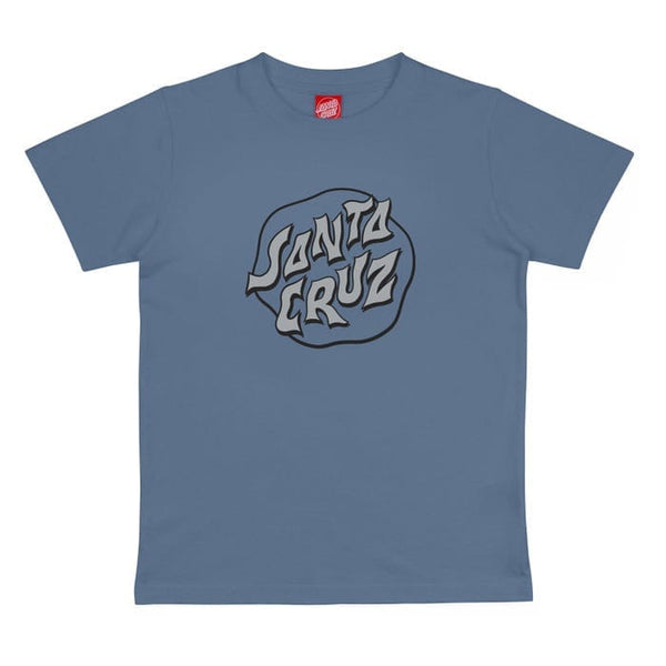 Santa Cruz Santa Cruz Youth Fever Dream Dot T-Shirt - Dusty Blue