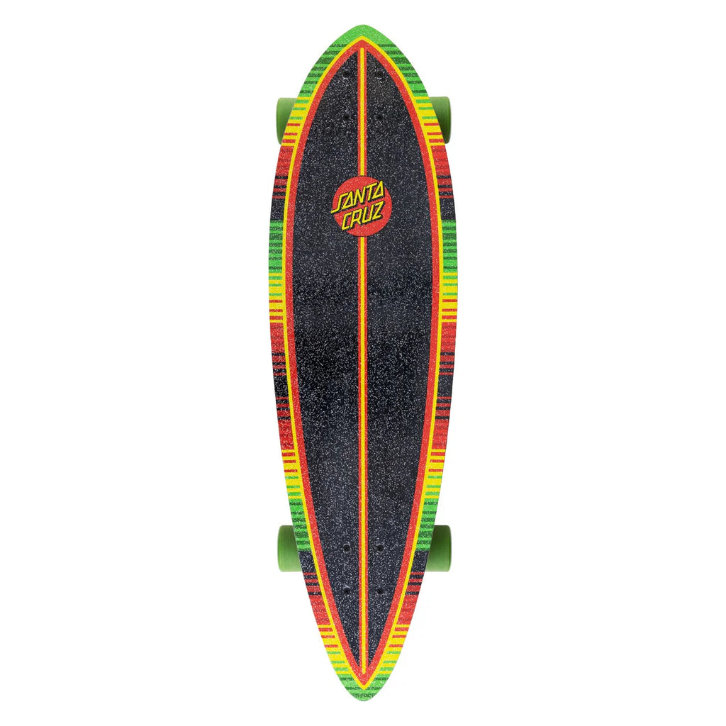 Santa Cruz Serape Dot Longboard Skateboard - 33"