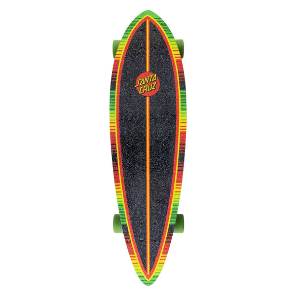 Santa Cruz Serape Dot Longboard Skateboard - 33"