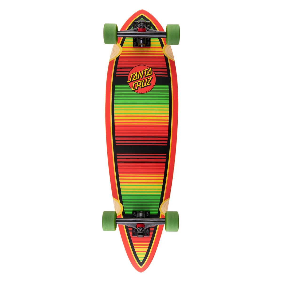 Santa Cruz Serape Dot Longboard Skateboard - 33"