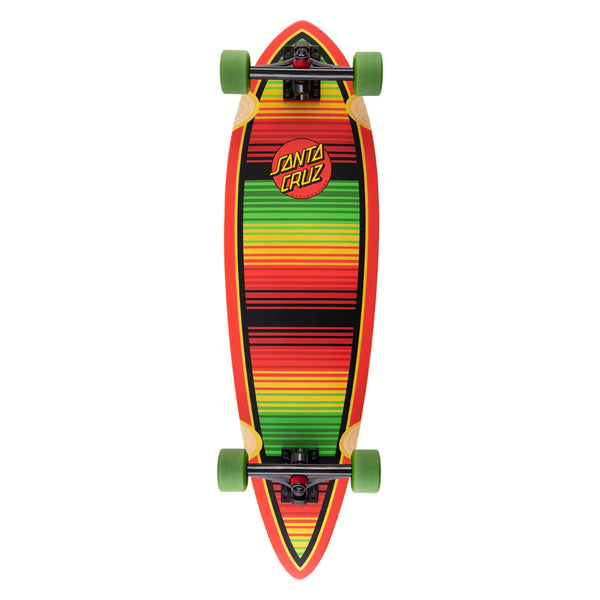 Santa Cruz Serape Dot Longboard Skateboard - 33"