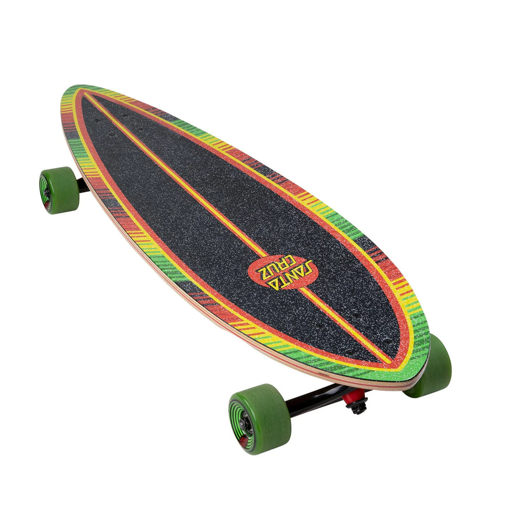 Santa Cruz Serape Dot Longboard Skateboard - 33"