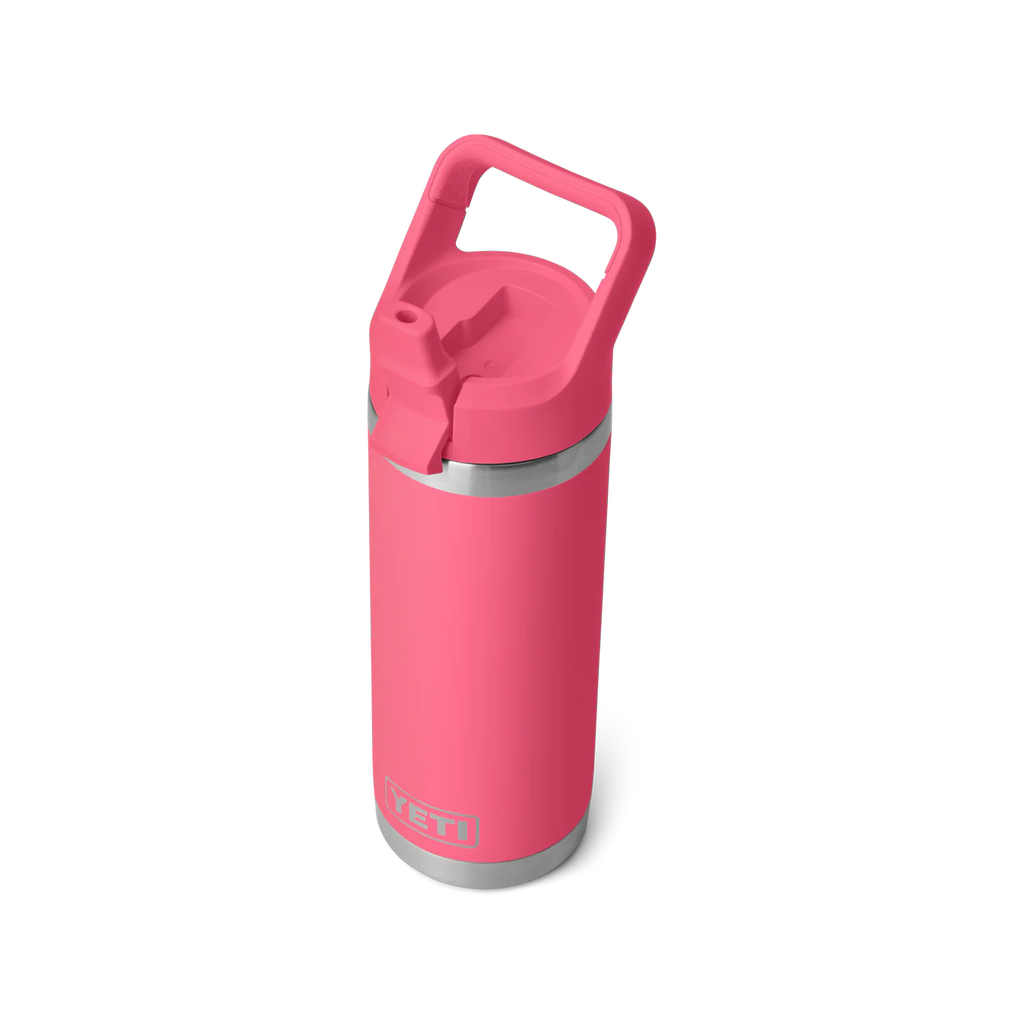 YETI RAMBLER 18OZ COLOUR STRAW BOTTLE - TROPICAL PINK