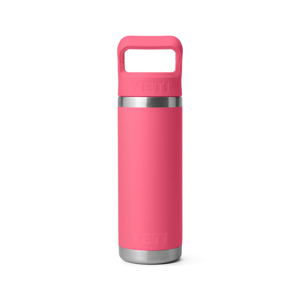 YETI RAMBLER 18OZ COLOUR STRAW BOTTLE - TROPICAL PINK