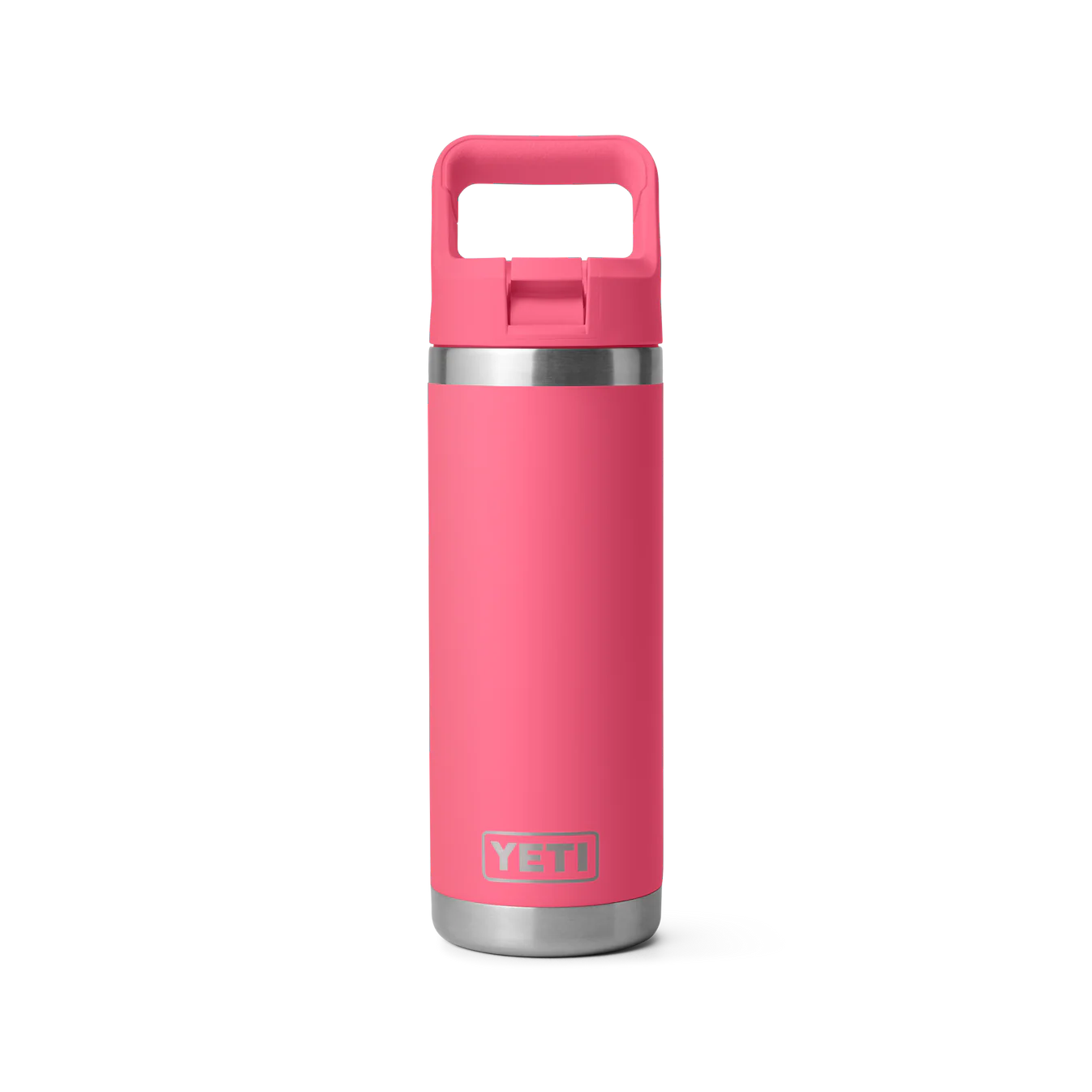YETI RAMBLER 18OZ COLOUR STRAW BOTTLE - TROPICAL PINK