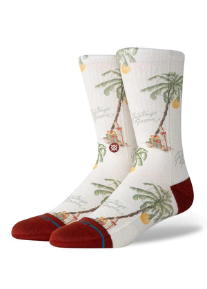 Stance Socks Stance - Greetings From Crew Sock - Cream