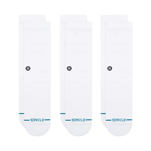 Stance Socks Stance Icon 3 Pack - White