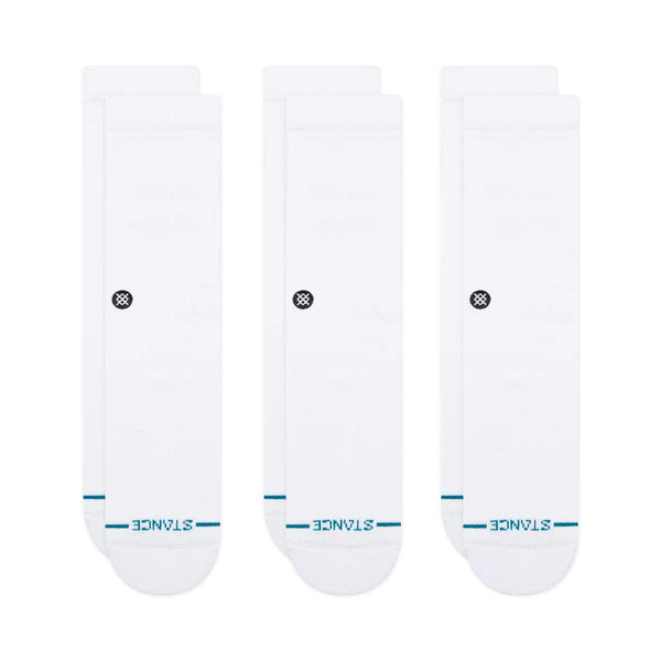 Stance Socks Stance Icon 3 Pack - White