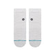 Stance Icon Quarter Sock - Heather Stone