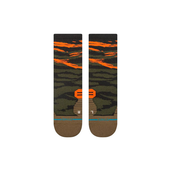 Stance Socks Stance PRIMAL LIGHT CREW SOCK - Olive