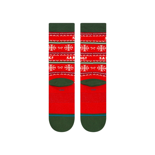 Stance Socks Stance x Elf - I Know Him Crew Sock - Red