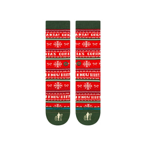 Stance Socks Stance x Elf - I Know Him Crew Sock - Red