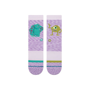 Stance Socks Stance x Pixar - Monsters Inc. Scare Floor Crew Sock - Lavender