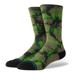 Stance Socks Stance x The Grinch - Down In Whoville Crew Sock - Black