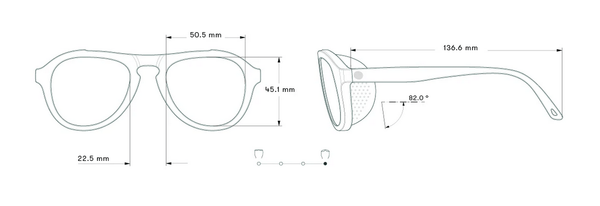 Sunski Sunglasses Treeline - Cola Amber