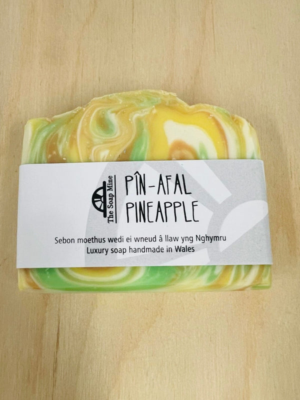 The Soap Mine soap Pineapple Handmade Vegan Welsh Soap