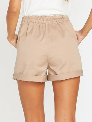 Volcom Shorts Volcom Frochickie Trouser Short in Taupe