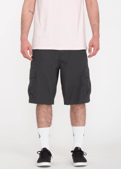 Volcom Shorts 30 Volcom Grande Barracks 22" Cargos - Asphalt Black