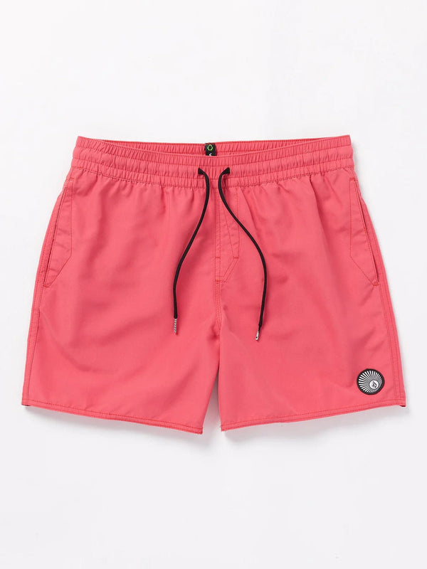 Volcom Shorts Volcom Lido Solid Trunk in Ruby