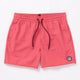 Volcom Lido Solid Swim Trunk - Ruby