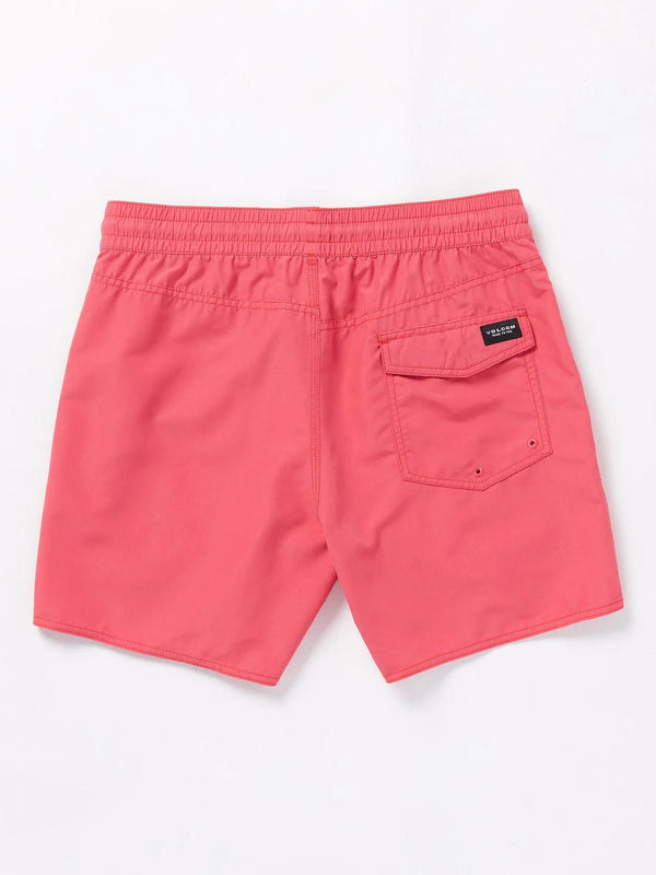 Volcom Shorts Volcom Lido Solid Trunk in Ruby