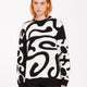 Volcom Women's Zephyr Sweater - Black/White