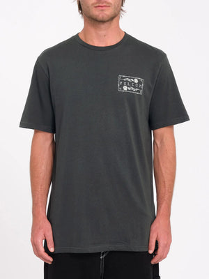 Volcom T-shirt S Volcom Mens System Error T-Shirt - Off Black