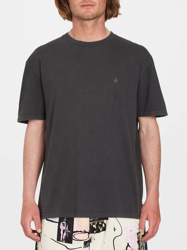 Volcom T-shirt Volcom Solid Stone EMB T-shirt in Black