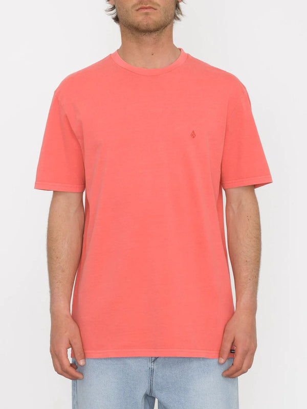 Volcom T-shirt Volcom Solid Stone EMB T-shirt in Ruby