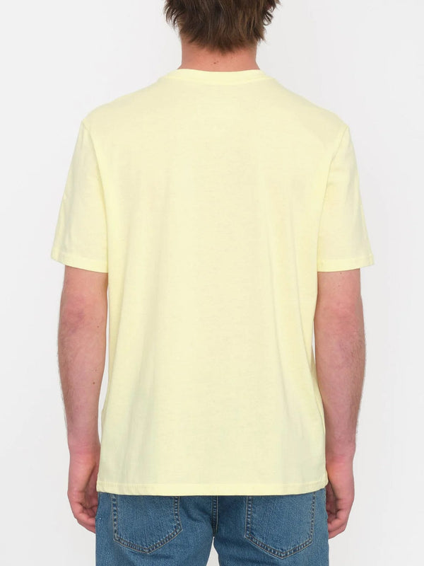 Volcom T-shirt Volcom Stone Blanks Short Sleeve T-Shirt in Aura Yellow