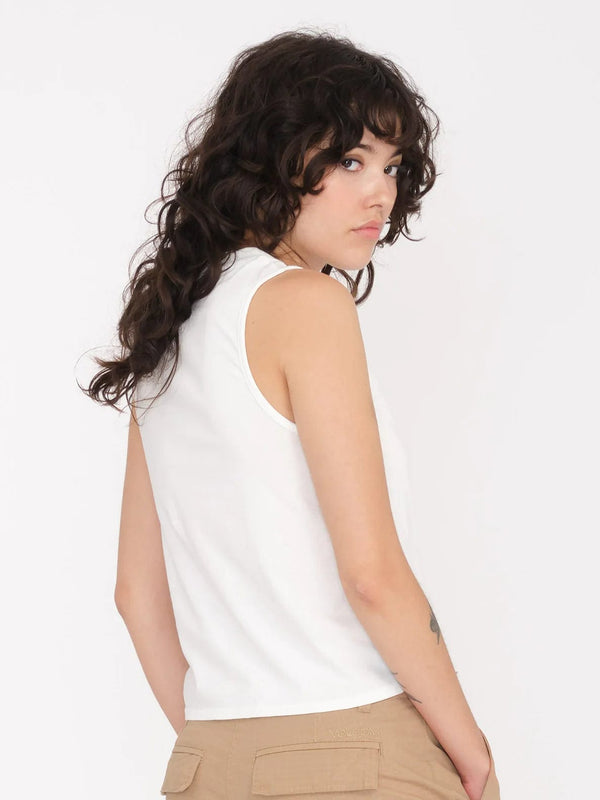 Volcom Tops Volcom Arthur Longo Tank Tee in Star White